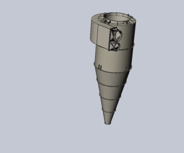 3D модель Циклон для переработки опилок