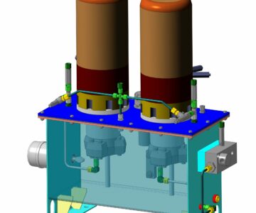 3D модель Насосная станция с ручным насосом