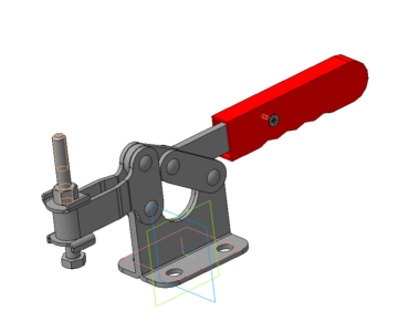 3D модель Зажим ручной