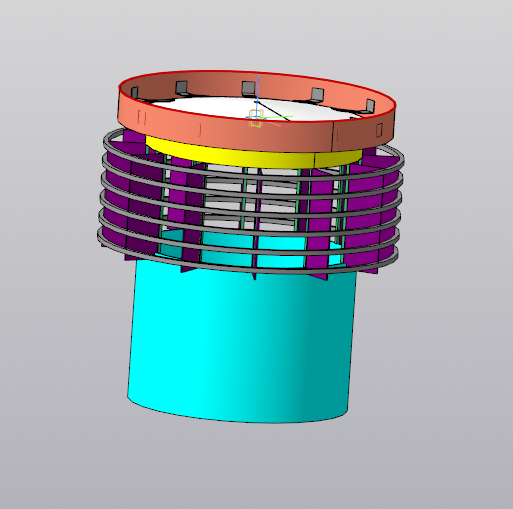 3D модель Оголовок вентиляционной шахты