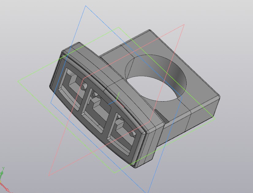 3D модель Корпус пульта LCD3 дисплея электровелосипеда