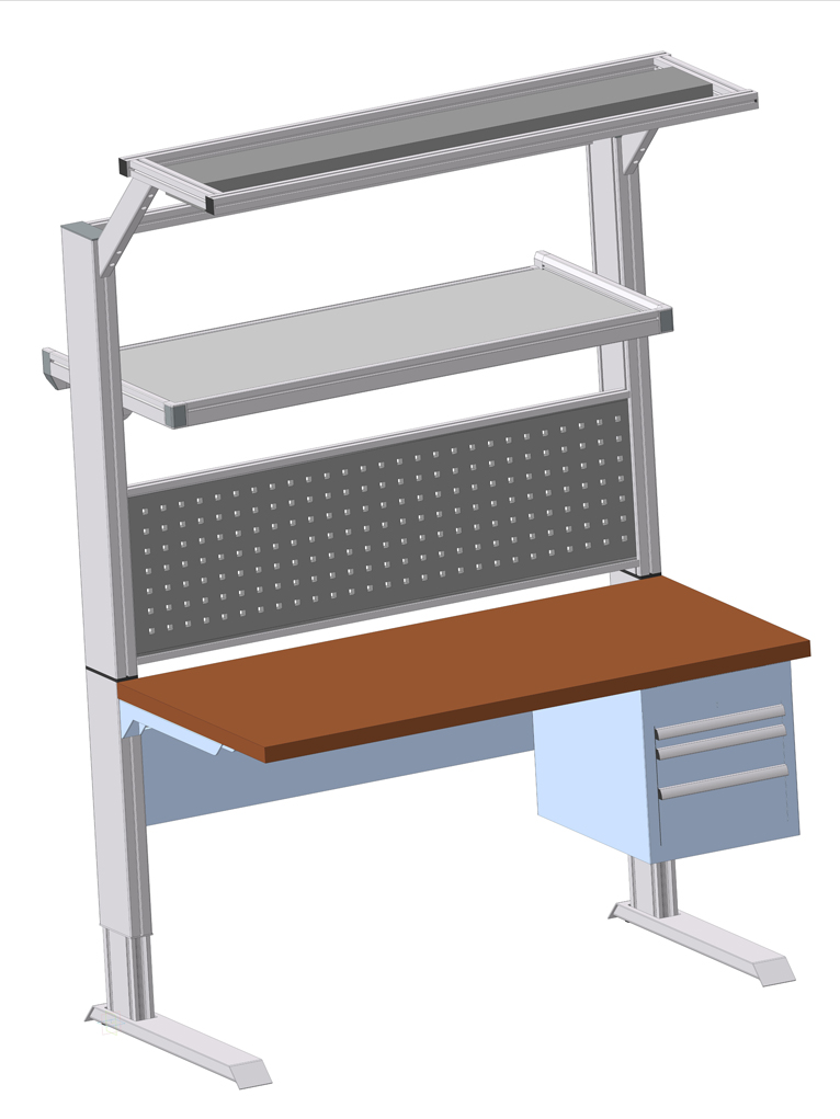 3D модель Верстак Item 1500x750