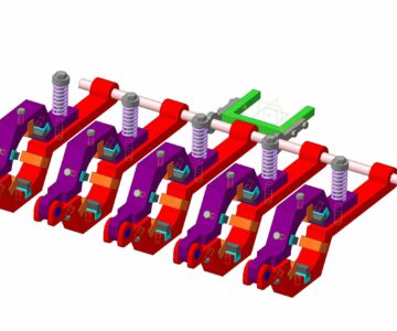 3D модель Технологическая оснастка для ФАБО шеек коленчатых валов на токарном станке