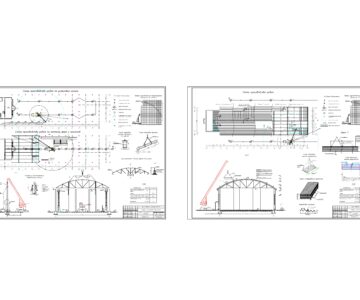 Чертеж Технологические карты на устройство каркаса здания и кровли поэлементной сборки