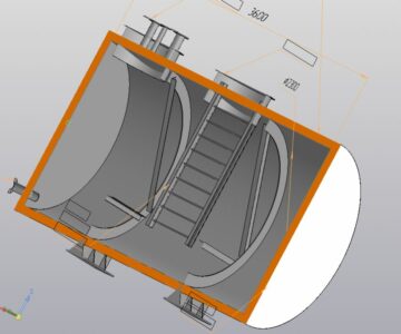 3D модель Резервуар 10 м3