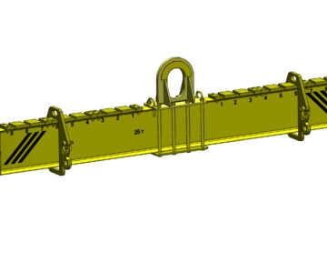 3D модель Траверса 25 тонн с 4 - мя зацепами