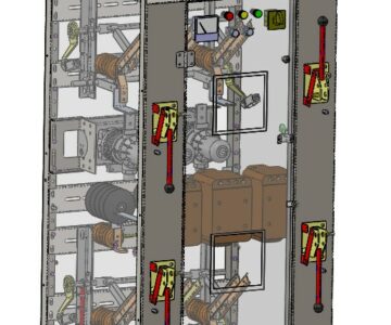 3D модель Ячейка КСО-393М с BB/TEL и РС80МР