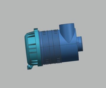 3D модель Фильтр воздушный в сборе КамАЗ