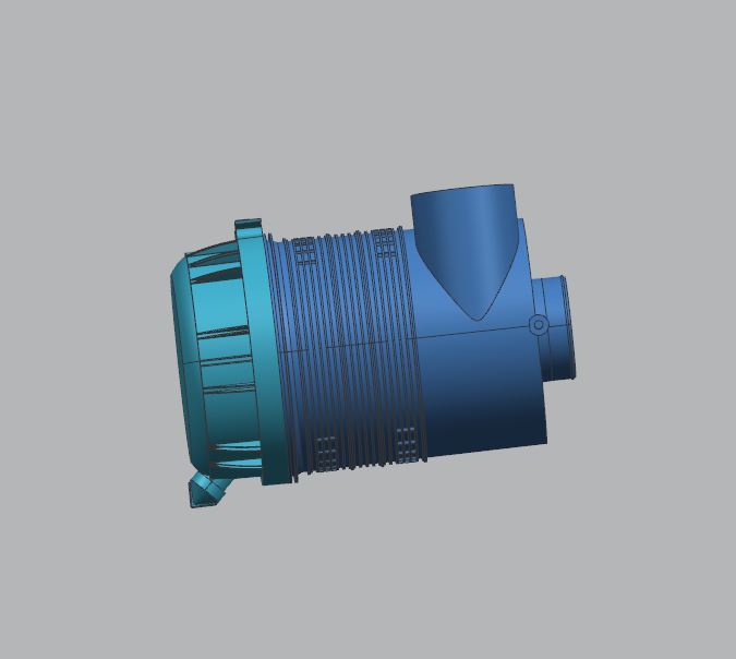 3D модель Фильтр воздушный в сборе КамАЗ