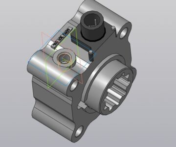 3D модель Коробка отбора мощности (КОМ NH1C)