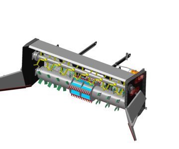 3D модель Рабочий орган ворошителя буртов 3НТ