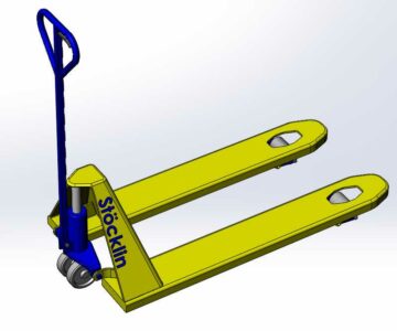 3D модель SHR 2000/3000 Высокоскоростная гидравлическая тележка