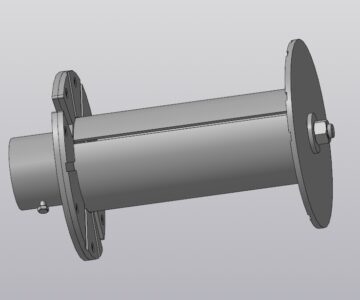 3D модель Оправка для намотки катушек Фвн.=130 мм,Фнар.=260 мм, L=310 мм