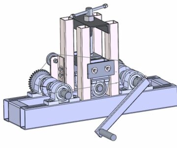 3D модель Трубогиб с регулировкой нижних валов