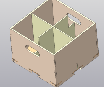 3D модель Тара межцеховая  из фанеры