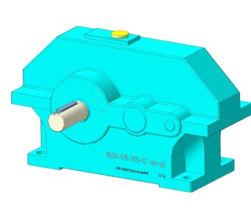 3D модель Редуктор 1Ц2У-125-31,5-12 -цц-у2