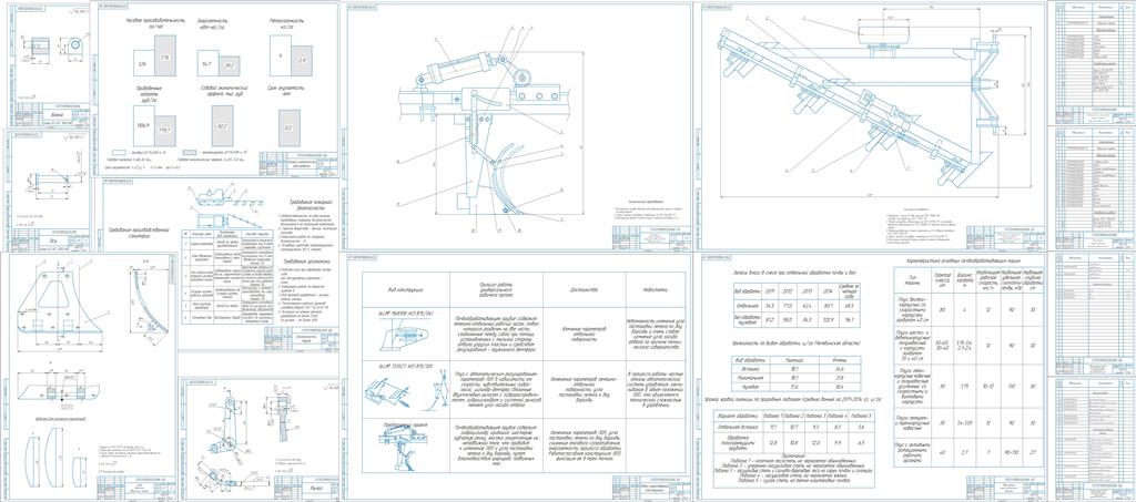 Чертеж Модернизация отвального плуга для основной обработки почвы с конструкторской разработкой рабочих органов