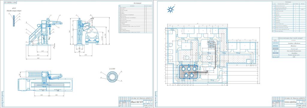 Чертеж Проектирование нефтебазы категории IIIб до 10000 м3