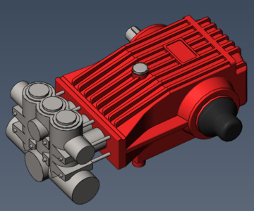 3D модель Плунжерный насос P52/120-120