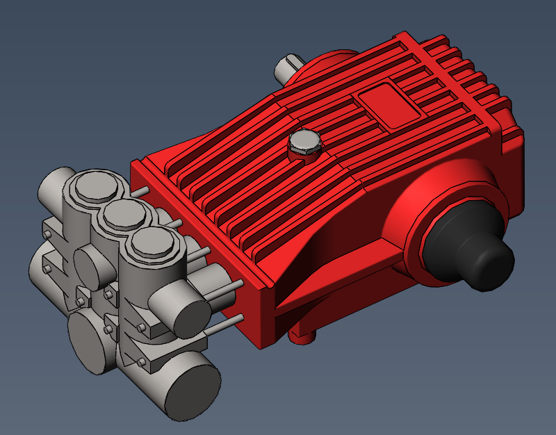 3D модель Плунжерный насос P52/120-120