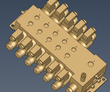 3D модель Гидрораспределитель РЭМ60-05
