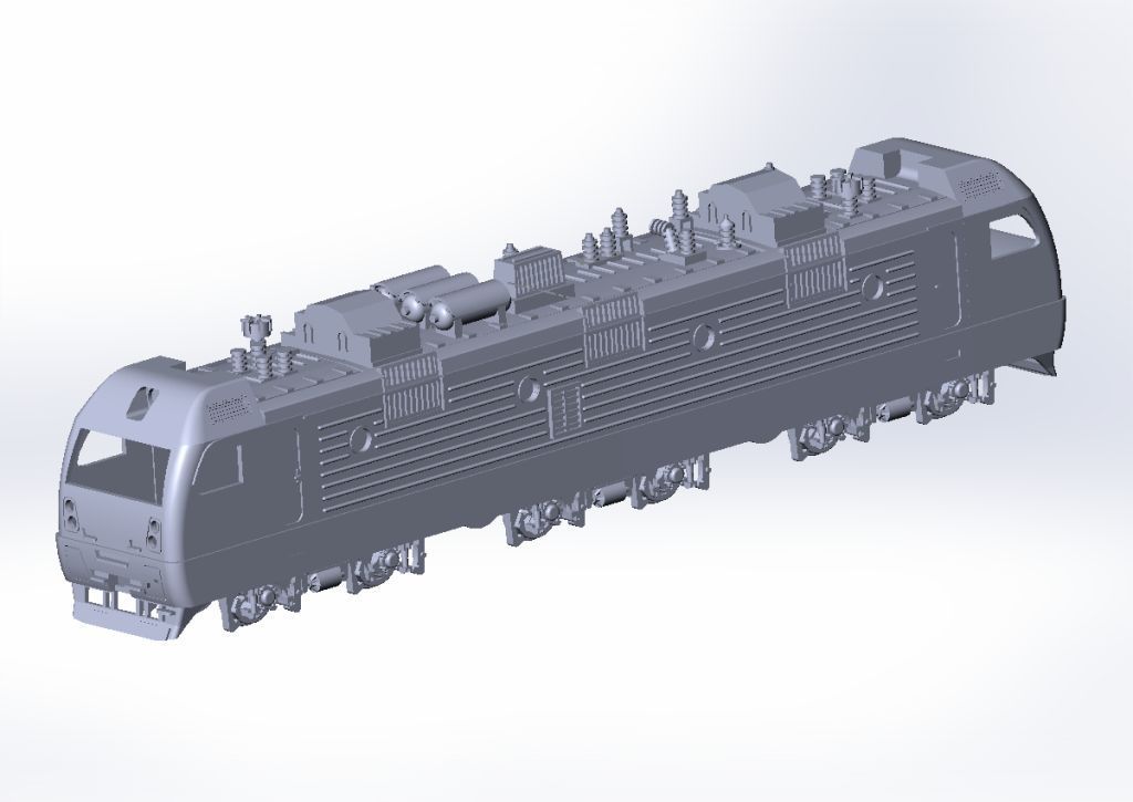 3D модель Магистральный электровоз ЭП1М