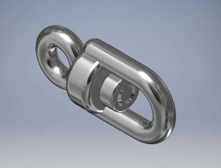 3D модель Вертлюг якорной цепи калибром 40 мм