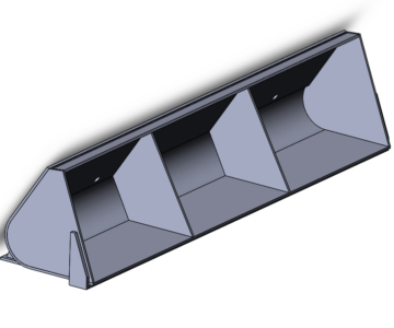 3D модель 3D модель ковша С-492-03-08-10А