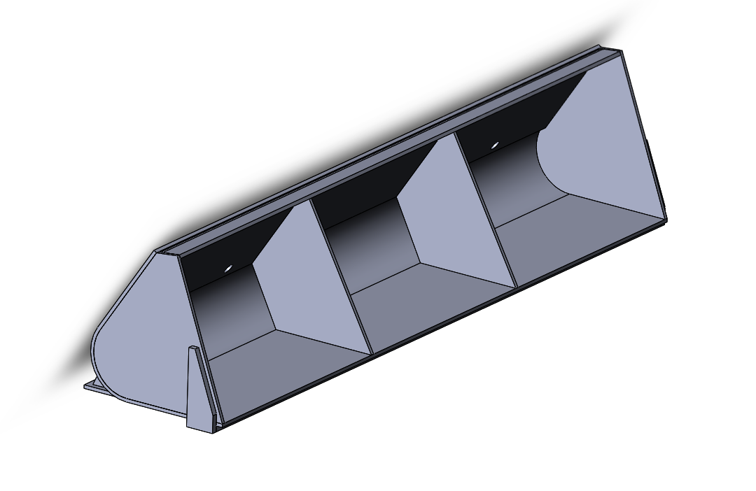 3D модель 3D модель ковша С-492-03-08-10А