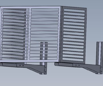 3D модель Корзина для кондиционера 1050х700х475