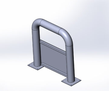 3D модель Ограждение для склада 1х1,2м