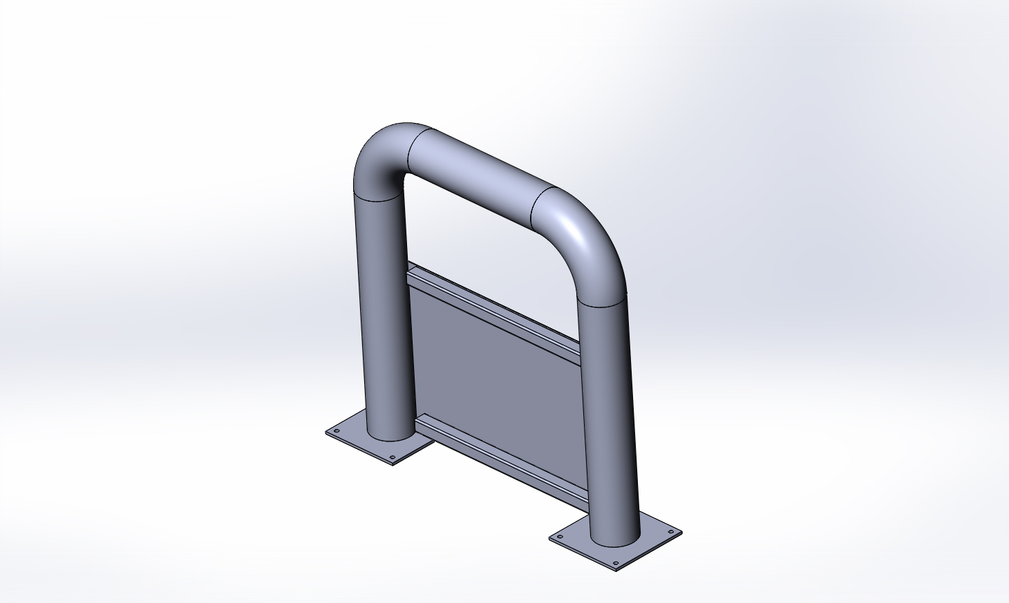 3D модель Ограждение для склада 1х1,2м