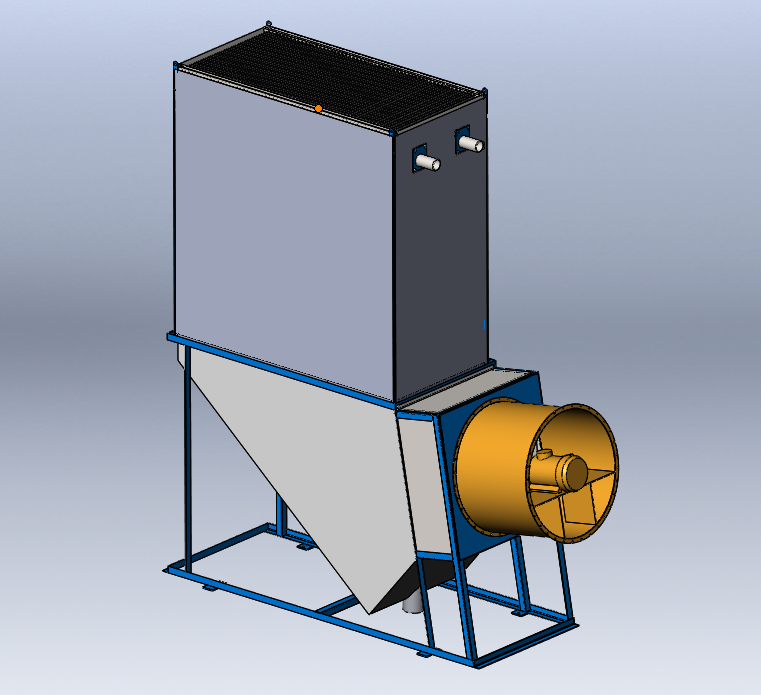3D модель Градирня вентиляторная