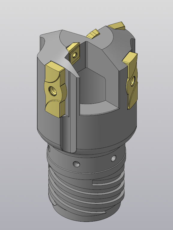 3D модель Сверло глубокого сверления sandvik coromant corodrill 800-20D65