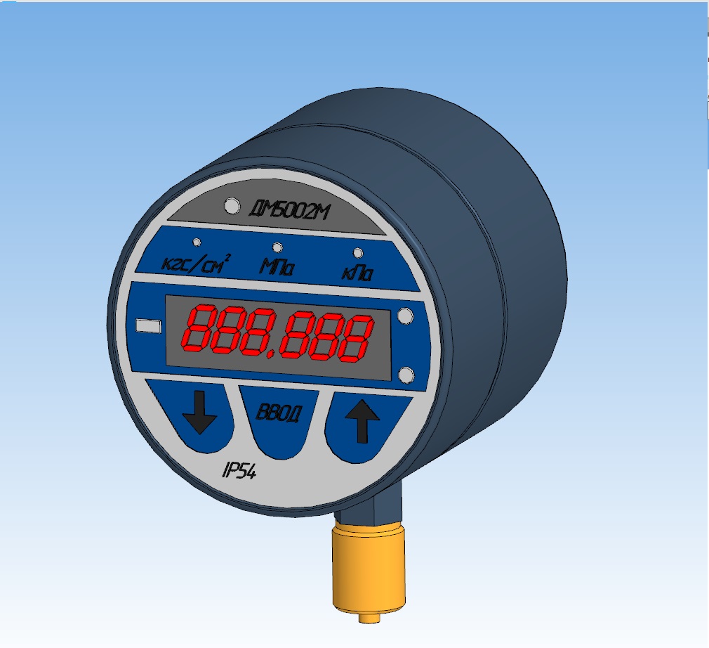 3D модель Манометр цифровой Д5002М