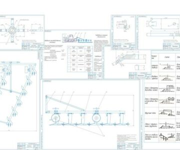Чертеж Модернизация двухрядного плуга для основной безотвальной обработки почвы с конструкторской разработкой рабочего органа