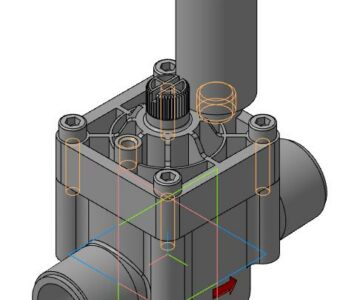 3D модель Клапан Hunter серии PGV