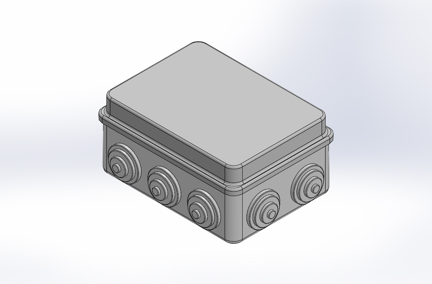 3D модель Коробка клеммная