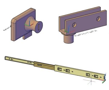 3D модель Мебельная фурнитура