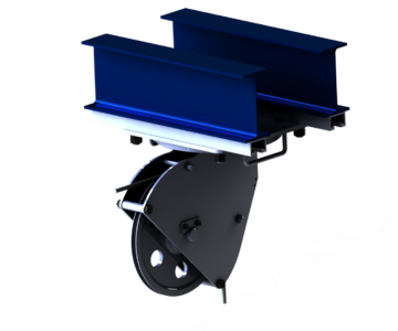 3D модель блок поворотный стационарный точечного подъема