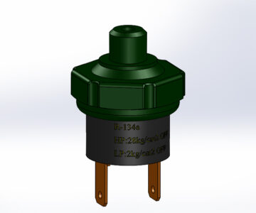 3D модель Датчик давления кондиционерный 2-28 кгс/см2