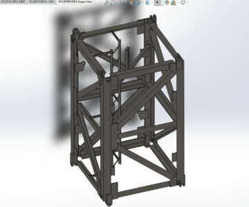 3D модель Секция башенного крана