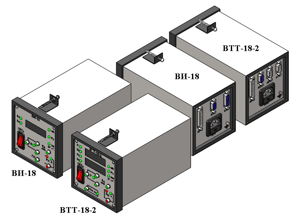 3D модель Вакуумметры ВИ-18 и ВТТ-18-2