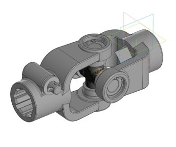 3D модель Шарнир кардана АЛ-160