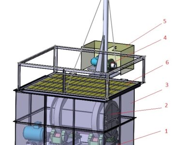 3D модель Установка механической очистки металла