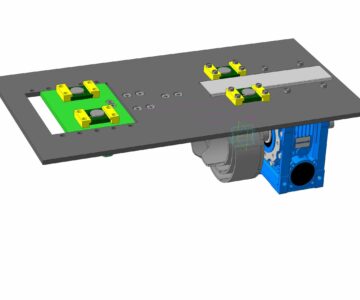 3D модель Узел подающий шаговый