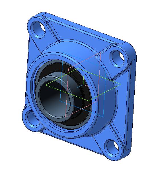 3D модель Подшипниковый узел LEF 207 2F