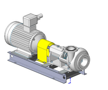 3D модель Насос шламовый SB8x6х14