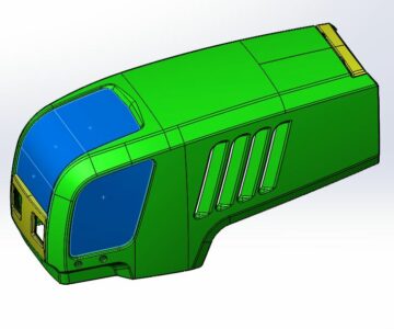 3D модель Капот трактора МТЗ (переработанный)