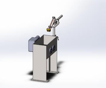 3D модель Установка газовой закалки